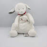 Doudou mouton agneau blanc rose gris bébé JACADI