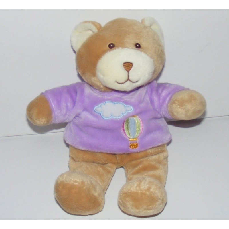 Doudou souris rose nuage montgolfiére GIPSY