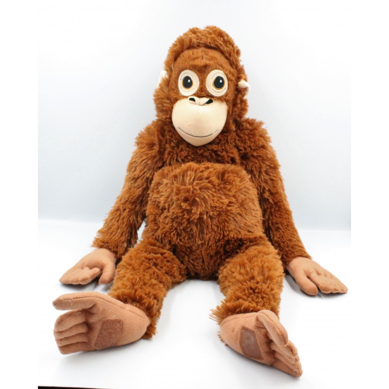 Doudou peluche singe marron IKEA