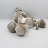 Doudou poney cheval beige marron blanc couronnes Noa NATTOU