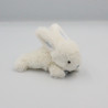 Mini Doudou lapin blanc bleu tout doux Bonbon DOUDOU ET COMPAGNIE