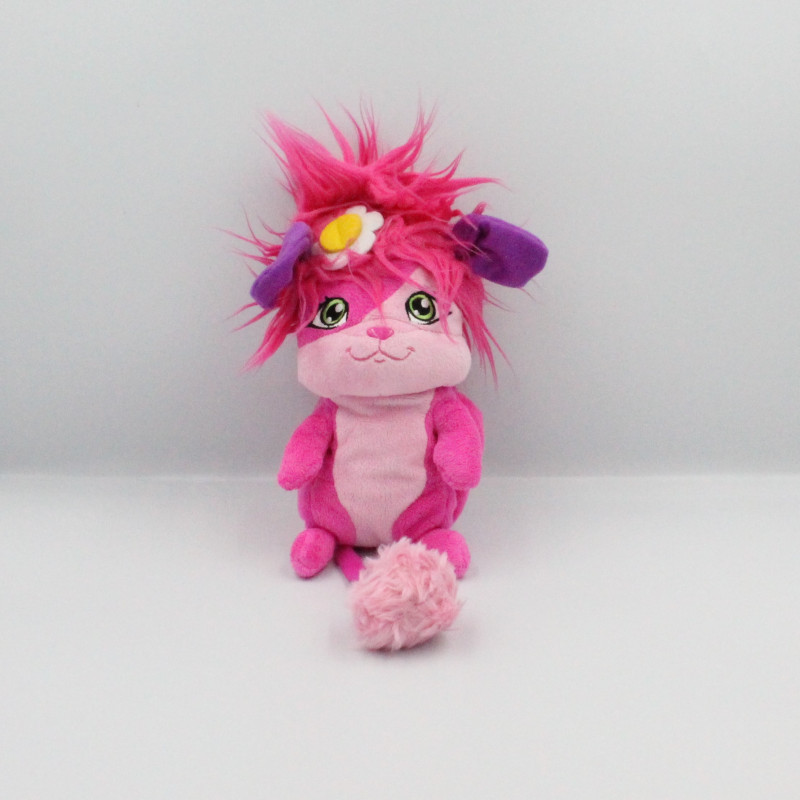 Peluche Popples rose violet Bubbles 2015