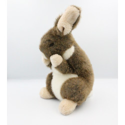 Peluche lapin marron blanc CP