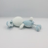 Doudou lapin bleu rayé luminou JEMINI