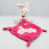 Doudou lapin blanc rose mouchoir Happy Night SIMBA TOYS KIABI