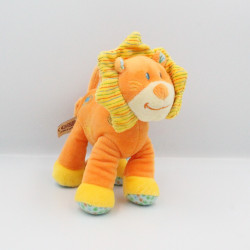 Doudou musical Lion Orange Jaune Nicotoy