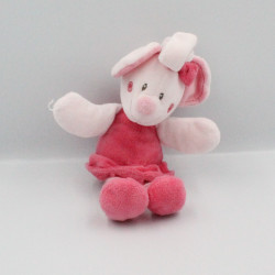 Doudou Mimi la souris rose NICOTOY KIABI