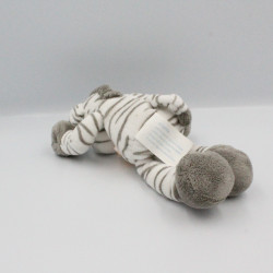 Doudou zèbre blanc gris KIMBALOO