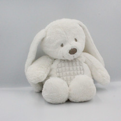 Grand Doudou lapin blanc TEX BABY