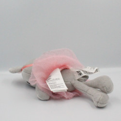 Doudou souris grise rose tutu rose flamant H ET M H&M
