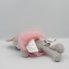 Doudou souris grise rose tutu rose flamant H ET M H&M