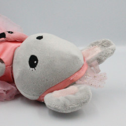 Doudou souris grise rose tutu rose flamant H ET M H&M