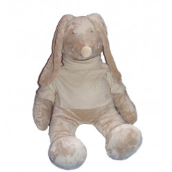 Doudou géant Lapin Basile et Lola MOULIN ROTY 80 CM