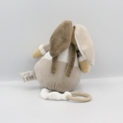 Doudou et compagnie musical lapin blanc gris marron LA GRANDE RECRE