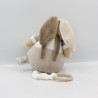 Doudou et compagnie musical lapin blanc gris marron LA GRANDE RECRE