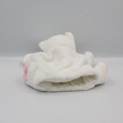Doudou marionnette chat blanc HISTOIRE D'OURS