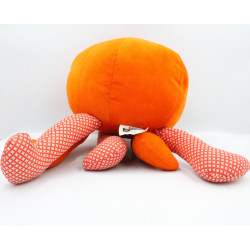 Grand doudou peluche pieuvre orange MAISONS DU MONDE