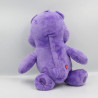 Peluche sonore Bisounours mauve violet Groscadeau sucettes CARE BEARS