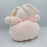 Doudou lapin boule rose perle KALOO