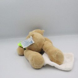 Doudou et compagnie ours beige mouchoir TATOO