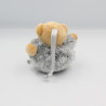 Mini Doudou ours boule gris fourrure Fur KALOO