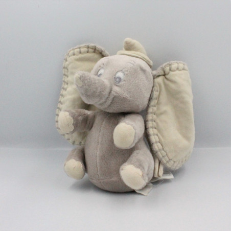 Doudou musical éléphant gris Dumbo NICOTOY