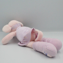 Doudou souris rose mauve ballerine