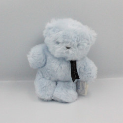 Doudou peluche ours mini baby bleu HISTOIRE D'OURS