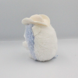 Doudou hérisson bleu chapeau TARTINE ET CHOCOLAT