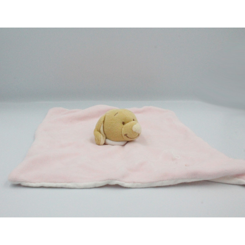 Doudou plat chien rose étoile NOUKIE'S