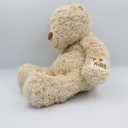 Doudou peluche ours beige Pop Kids NICOTOY