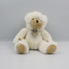 Doudou ours blanc beige HISTOIRE D'OURS 22 cm