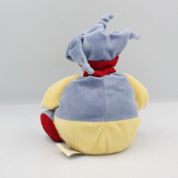 Doudou boule lutin bleu jaune rouge REVE DE BEBE