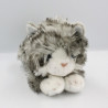 Peluche chat gris blanc tigré Kayla KEEL TOYS