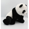 Doudou peluche panda noir blanc IKEA 35 cm