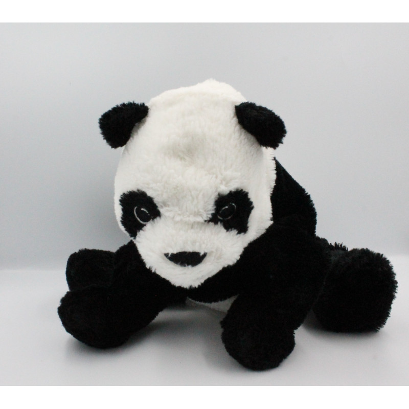 Doudou peluche panda noir blanc IKEA