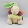 Mini Doudou lapin vert rose violet orange KALOO