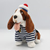 Peluche chien tenue marin TELE Z