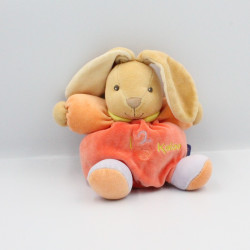 Doudou lapin boule patapouf rouge orange mauve 123 KALOO
