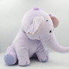Grand Doudou peluche Eléphant mauve Lumpy DISNEY FISHER PRICE