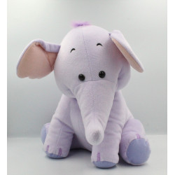 Grand Doudou peluche Eléphant mauve Lumpy DISNEY FISHER PRICE