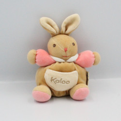 Mini doudou lapin beige rose KALOO