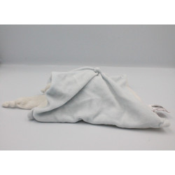 Doudou et compagnie plat ours blanc bleu