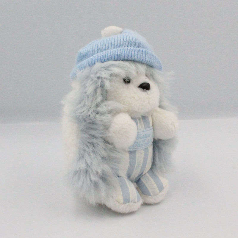 Doudou semi plat lutin bleu jaune vert NOUNOURS