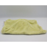 Doudou plat carré lapin rayé vert MOTS D'ENFANTS