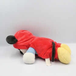 Doudou mickey salopette rouge capuche Clubhouse DISNEY NICOTOY