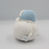 Mini Doudou ours  boule blanc Musti de MUSTELA