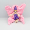 Doudou marionnette princesse fée rose violet MAISONS DU MONDE