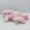 Doudou ours rose oiseau étoile NICOTOY