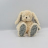 Doudou Peluche lapin écru beige bleu Baroque HISTOIRE D'OURS